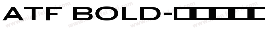 ATF BOLD字体转换